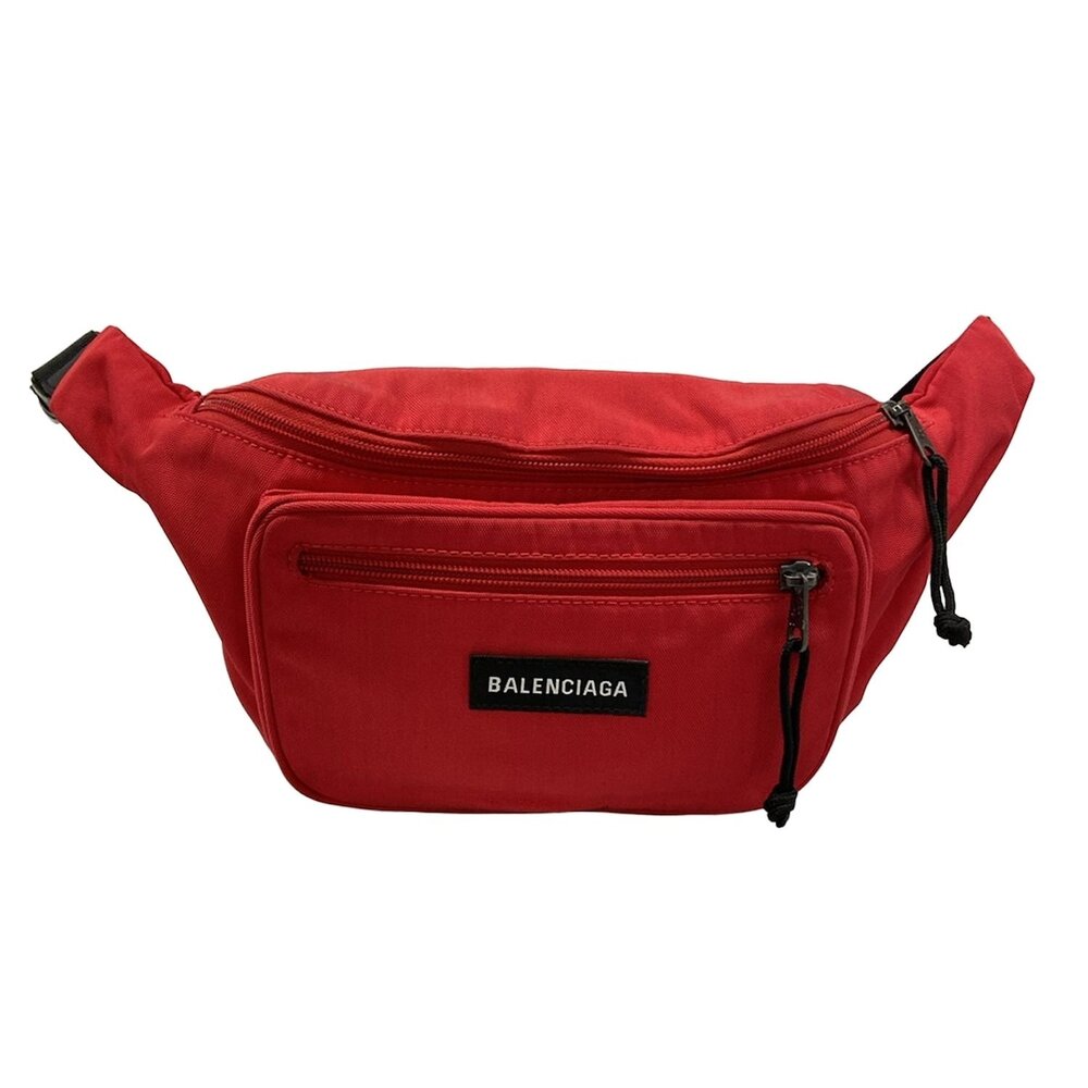 Balenciaga Explorer Beltpack Bum Bag 482389 Red Black